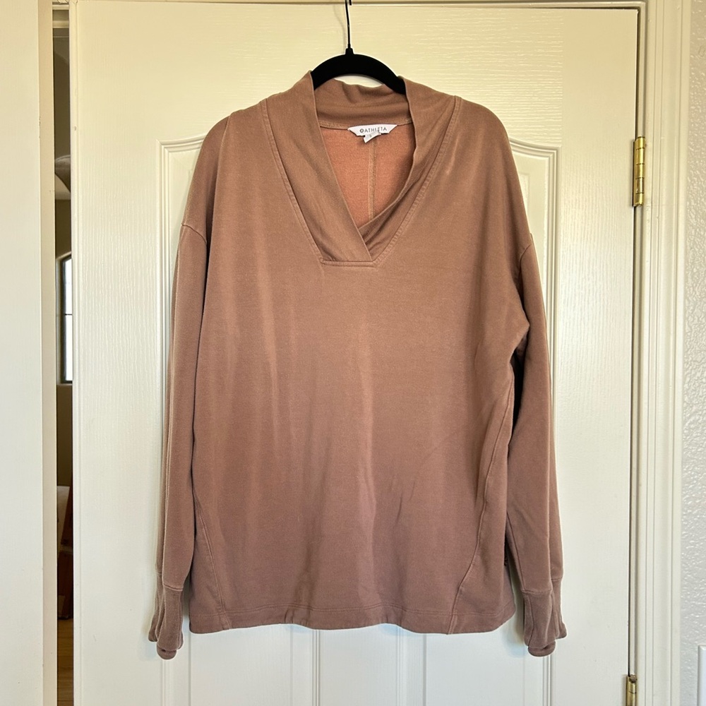Athleta Clarity V-Neck Swestshirt